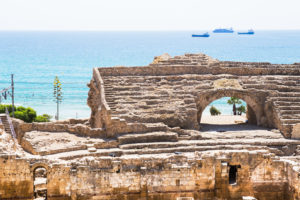 The Historical amphiteather of Tarragona.